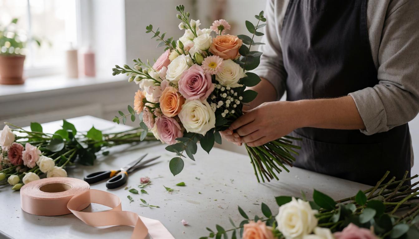 Wedding day flowers